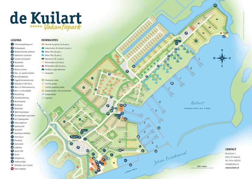 Ervaar 'Fryske Weelde' Op Vijf Sterren Vakantiepark De Kuilart Koudum Exteriér fotografie